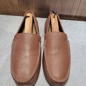 Tommy Bahama Tan Leather Loafers